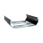 Verzonken montageklem 318ALU, 318WIT & 318ZWART