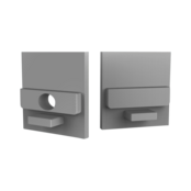 Eindkap met kabeldoorvoer - 318ALU