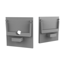 Eindkap zonder kabeldoorvoer - XL306ALU