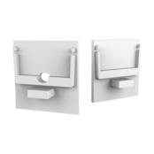 Eindkap zonder kabeldoorvoer - XL306WIT