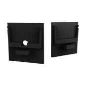 Eindkap zonder kabeldoorvoer - XL306ZWART