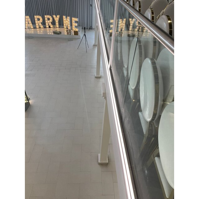 LED tegel en stuc profiel inclusief klikafdekking 40mm x 10,8mm - STUC300