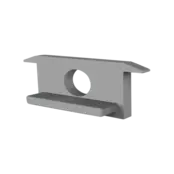 Eindkap zonder kabeldoorvoer - 308ALU
