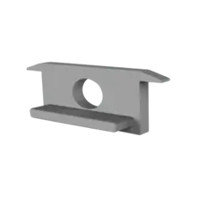 Eindkap met kabeldoorvoer - 308ALU