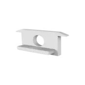 Eindkap met kabeldoorvoer - 308WIT