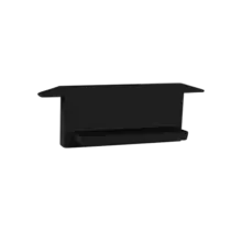 Eindkap zonder kabeldoorvoer - 308ZWART