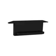 Eindkap zonder kabeldoorvoer - 308ZWART