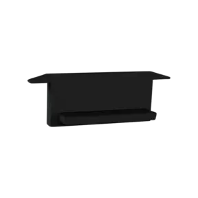 Eindkap zonder kabeldoorvoer - 308ZWART