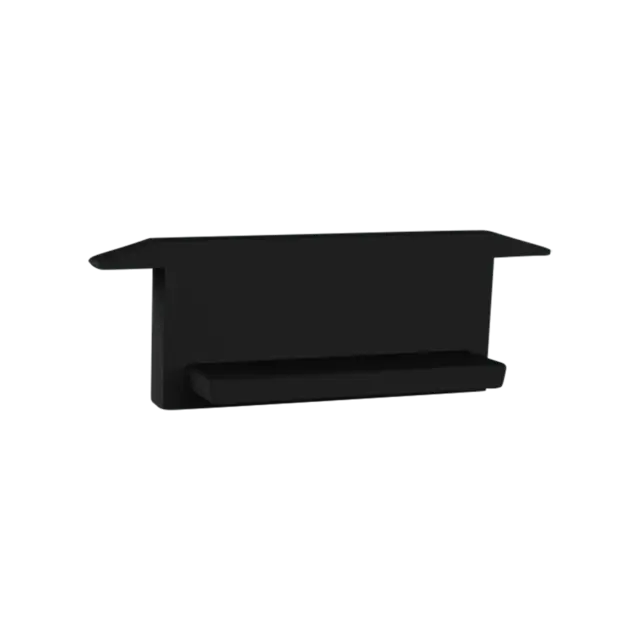 Eindkap zonder kabeldoorvoer - 308ZWART