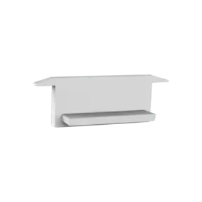 Eindkap zonder kabeldoorvoer - 308WIT