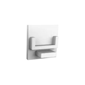 Eindkap zonder kabeldoorvoer - 302WIT