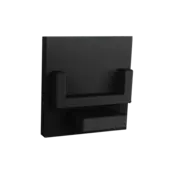 Eindkap zonder kabeldoorvoer - 302ZWART