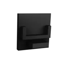 Eindkap zonder kabeldoorvoer - 302ZWART