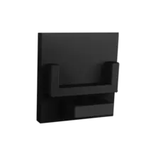 Eindkap zonder kabeldoorvoer - 302ZWART