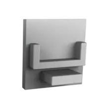 Eindkap zonder kabeldoorvoer - 302ALU