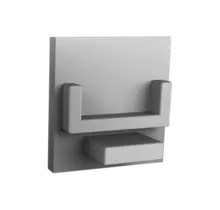 Eindkap zonder kabeldoorvoer - 303ALU