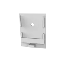 Eindkap met kabeldoorvoer - XL340WIT