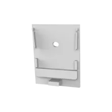 Eindkap met kabeldoorvoer - XL340WIT