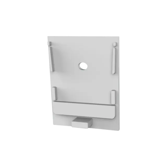 Eindkap met kabeldoorvoer - XL340WIT