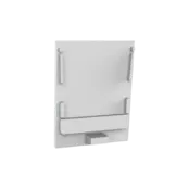 Eindkap zonder kabeldoorvoer - XL340WIT