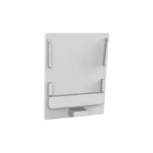 Eindkap zonder kabeldoorvoer - XL340WIT