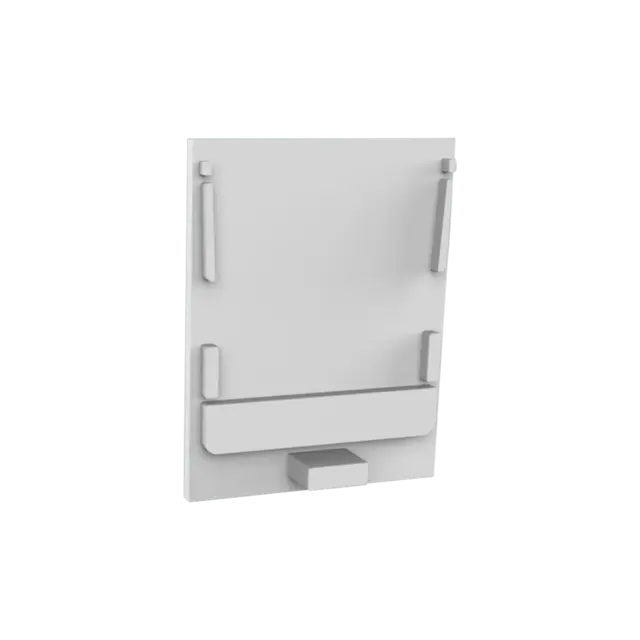 Eindkap zonder kabeldoorvoer - XL340WIT