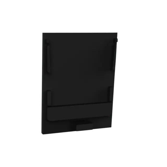 Eindkap zonder kabeldoorvoer - XL340ZWART