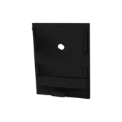 Eindkap met kabeldoorvoer - XL340ZWART
