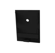 Eindkap met kabeldoorvoer - XL340ZWART