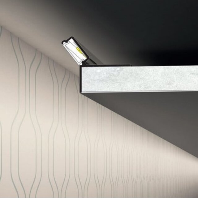 LED gipsplaat plafond inclusief opaal klikafdekking 35.20 mm x 28,60 mm - PLAFOND12DOWN