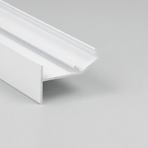 Wit LED gipsplaat plafond inclusief opaal klikafdekking 37 mm x 25,90 mm - PLAFOND12UPWIT