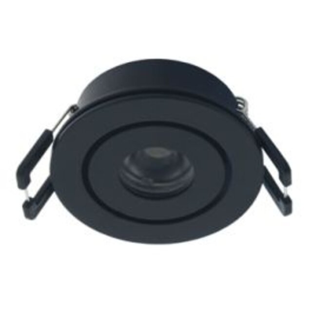 LED Inbouwspot ZWART – warm wit 3000k 2.1w - Lumiko Venice XPG