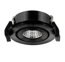 LED Inbouwspot ZWART – warm wit 3000k 2.1w - Lumiko Venice XPG