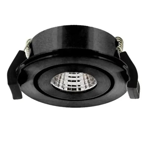 Lumiko / Klemko LED Inbouwspot ZWART – warm wit 3000k 2.1w - Lumiko Venice XPG