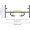 Luksus LED profielen LED profiel inclusief opaal klikafdekking 30 mm x 15 mm - XL304ALU