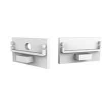 Eindkap zonder kabeldoorvoer - XL304WIT