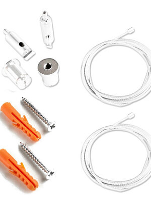 Kabel ophangsysteem voor LED profiel XL304WIT - kabels voor LED profiel - WIT