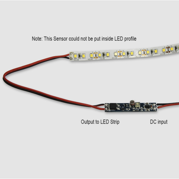 Luksus LED PIR sensoren LED strip schemerschakelaar - lichtsensor - SLSS001