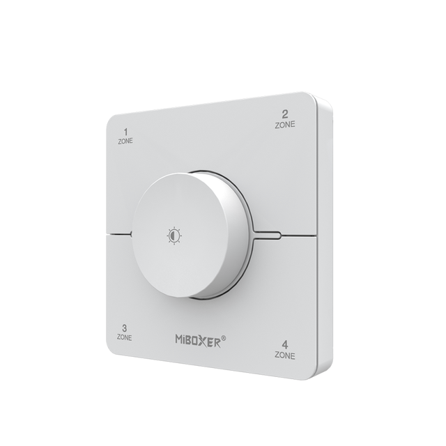 Dual white wanddimmer - Draadloos - Miboxer K0S-WIT
