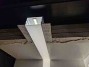 Trimless inbouw LED stuc profiel met afdekking 33,4 mm x 21 mm – XL30TrimlessALU