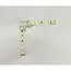 Luksus LED connectoren  8mm L connector LED strip klik connector - koppelstuk - soldeervrij - ip20