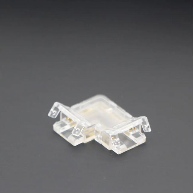 60, 120 LED's 8mm LED strip klik connector hoek - soldeervrij - 90 graden connector