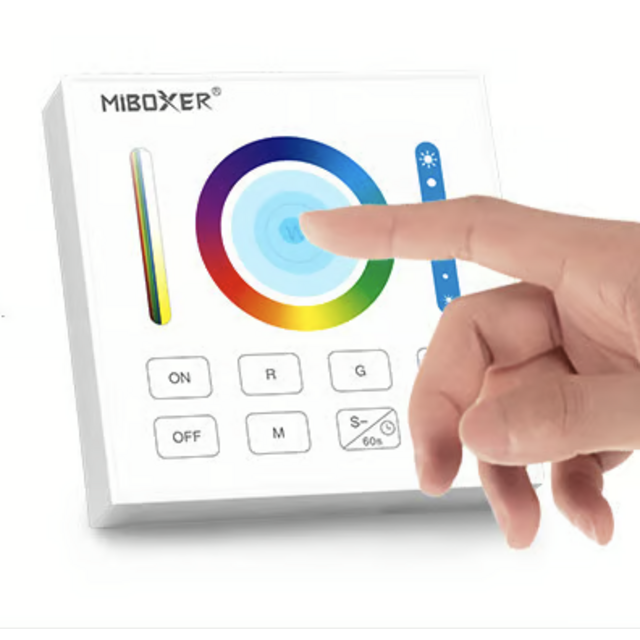 RGBCCT LED wanddimmer – Draadloos - Miboxer B0