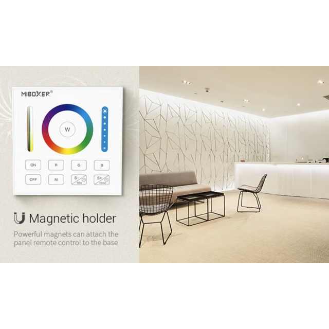 RGBCCT LED wanddimmer – Draadloos - Miboxer B0