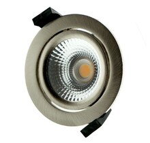 ZIGBEE RGBCCT LED inbouwspot RVS - kantelbaar - 5W RGBCCT - Gatmaat 75mm - IP65