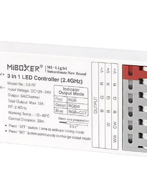 Professionele KLIK aansluiting 2,4ghz 3 in 1 LED controller E3-RF