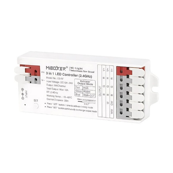 Miboxer Professionele 2,4ghz 3 in 1 LED controller E3-RF