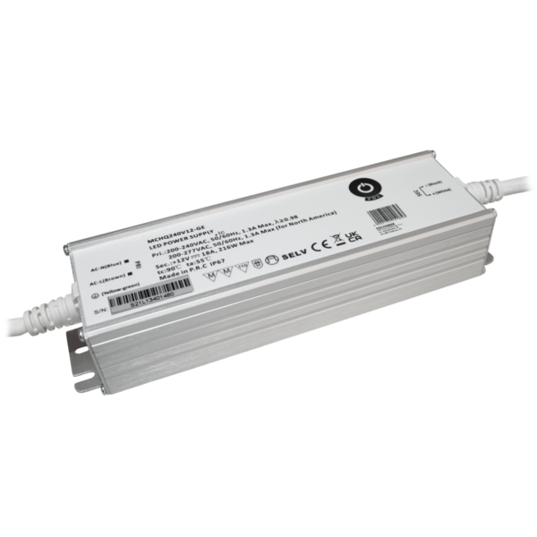 POS Power LED voeding via Profielgigant.nl LED voeding 320 watt 24 volt 13,3 Ampère – IP67 waterdicht – MCHQ320V24-GE
