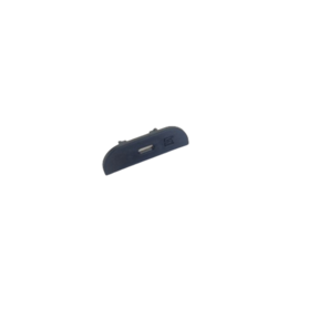 17.1zwart eindkap met kabeldoorvoer