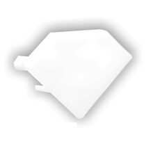 Eindkap zonder kabeldoorvoer - C23.2WIT